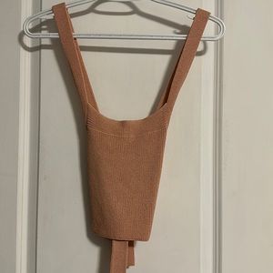 Aritzia cayenne tie up knit
